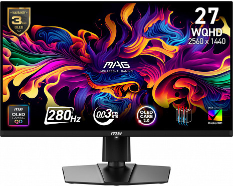 QD-OLED monitors  MAG 271QP QD-OLED X28