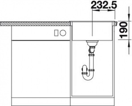Mākslīga granīta izlietne  B517162