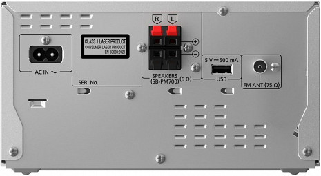 Mikro Hi-Fi sistēma  SC-PM700EE-S