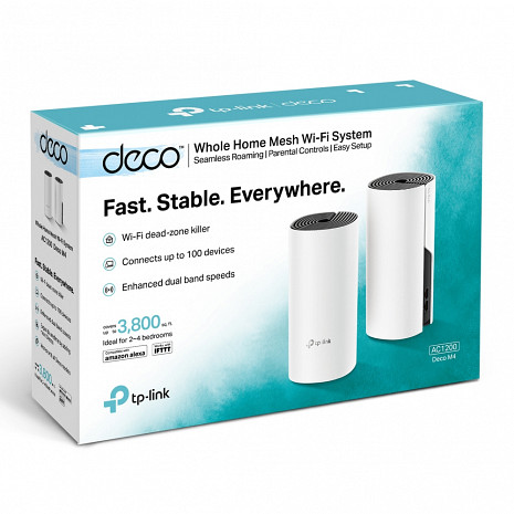 Mājas Wi-Fi tīkla sistēma (Mesh)  DECOM4(2-PACK)