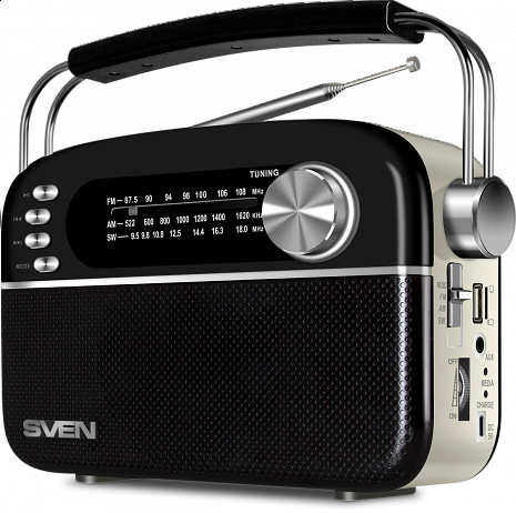 Radio  SRP-505 melns