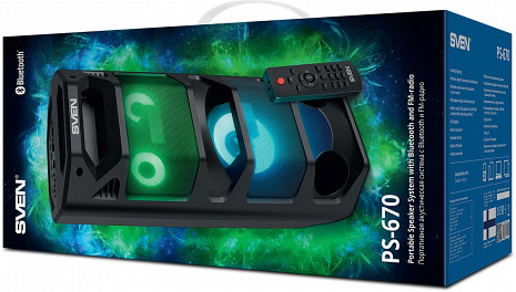 Skaņas sistēma  PS-670 Black