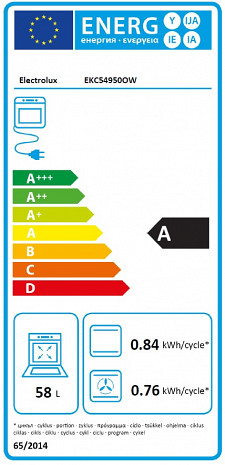 Plīts  EKC54950OW