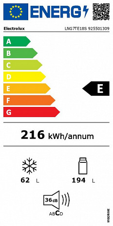 Ledusskapis  LNG7TE18S