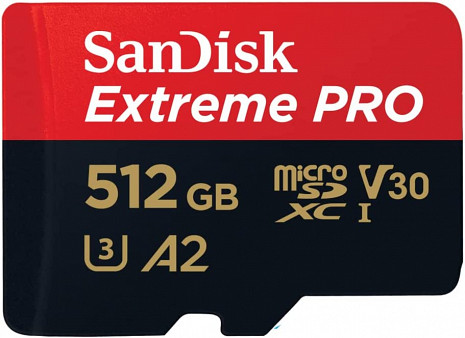 Карта памяти MEMORY MICRO SDXC 512GB UHS-I/W/A SDSQXCD-512G-GN6MA SANDISK SDSQXCD-512G-GN6MA