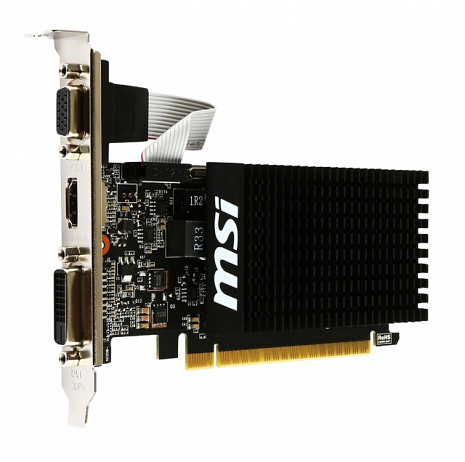 Grafiskā karte VGA PCIE16 GT710 1GB GDDR3 GT 710 1GD3H LP