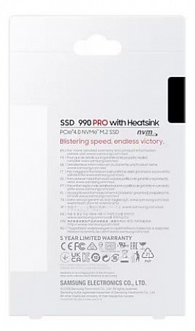 SSD disks 990 PRO with Heatsink MZ-V9P4T0GW