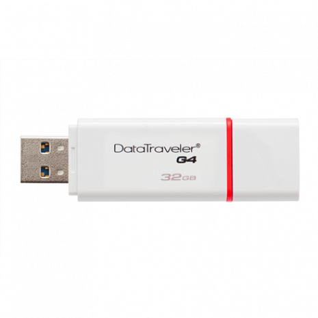 USB zibatmiņa DataTraveler I G4 32 GB, USB 3.0, Red/White DTIG4/32GB