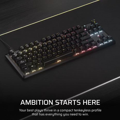 Klaviatūra K70 CORE TKL CH-911911E-NA