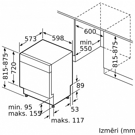 Посудомоечная машина  SBH4ECX10E