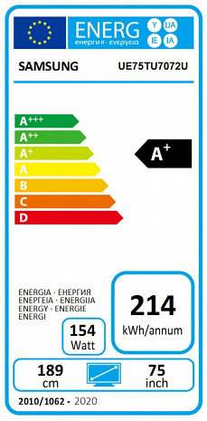 LED Televizors  UE75TU7072UXXH