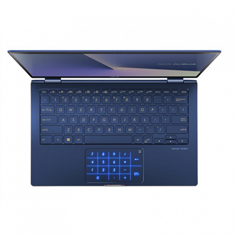 Ноутбук Zenbook Flip UX362FA-EL142T Royal Blue, 13.3 ", Touchscreen, FHD, 1920 x 1080 pixels, Gloss, Intel Core i5, i5-8265U 90NB0JC2-M02080