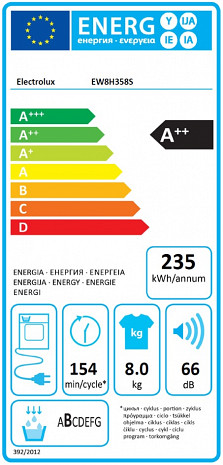 Veļas žāvētājs  EW8H358S