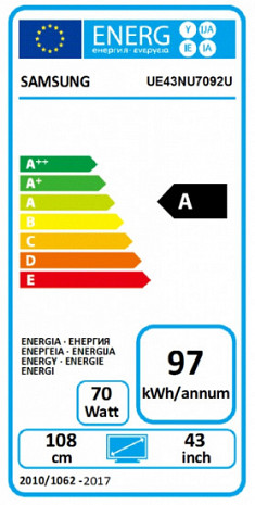 LED Televizors  UE43NU7092UXXH