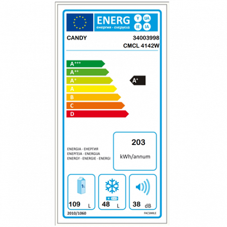 Ledusskapis  CMCL 4142W