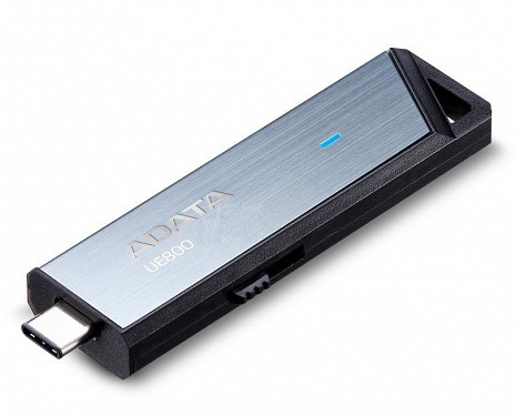 USB zibatmiņa MEMORY DRIVE FLASH USB-C 256GB/SILV AELI-UE800-256G-CSG ADATA AELI-UE800-256G-CSG