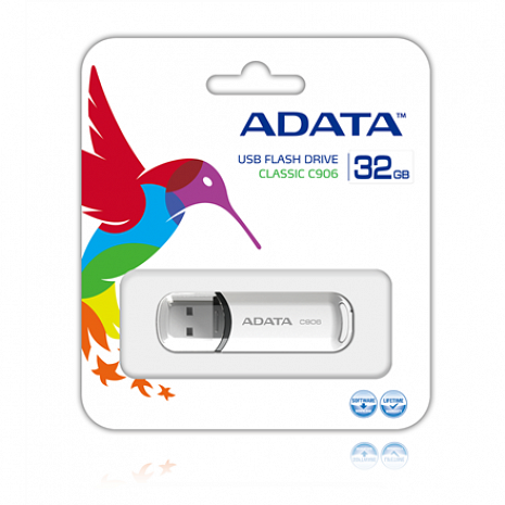 USB zibatmiņa C906 32 GB, USB 2.0, White AC906-32G-RWH