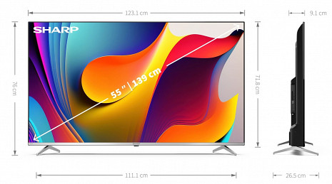 QLED Televizors  55FP1EA