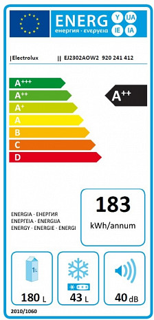 Ledusskapis  EJ2302AOW2