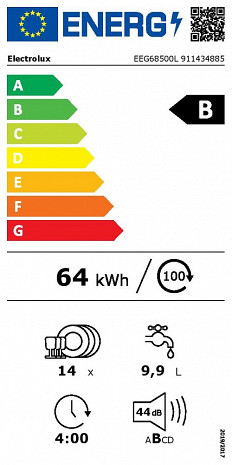 Trauku mazgājamā mašīna  EEG68500L