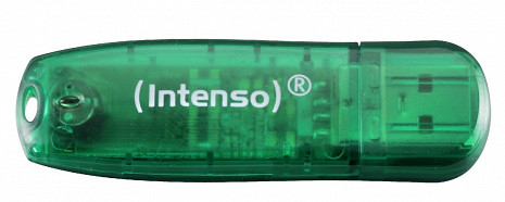 USB zibatmiņa MEMORY DRIVE FLASH USB2 8GB/GREEN 3502460 INTENSO 3502460