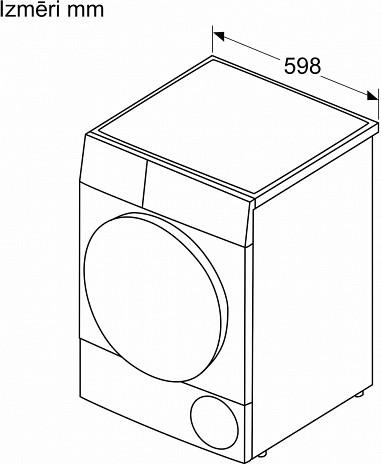 Veļas žāvētājs  WQG2450ISN