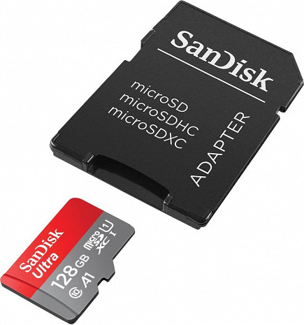 Карта памяти MEMORY MICRO SDXC 128GB UHS-I/W/A SDSQUAB-128G-GN6MA SANDISK SDSQUAB-128G-GN6MA