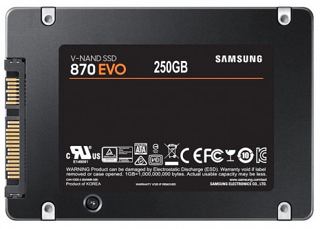 SSD disks 870 EVO MZ-77E250B/EU