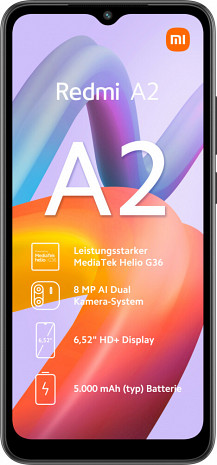 Viedtālrunis Redmi A2 RedmiA2 3/64GB Black