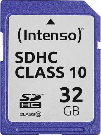 Карта памяти MEMORY SDHC 32GB C10/3411480 INTENSO 3411480