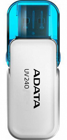 USB zibatmiņa MEMORY DRIVE FLASH USB2 32GB/WHITE AUV240-32G-RWH ADATA AUV240-32G-RWH