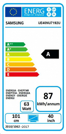 LED Televizors  UE40NU7192UXXH