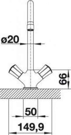 Izlietnes jaucējkrāns  B520769