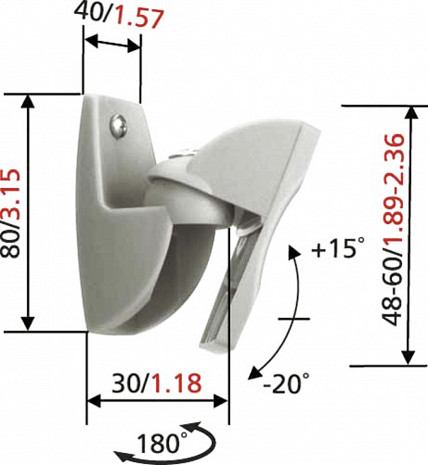Sienas kronšteins  8155000