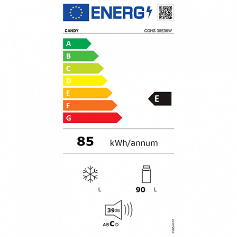 Холодильник  COHS 38E36W