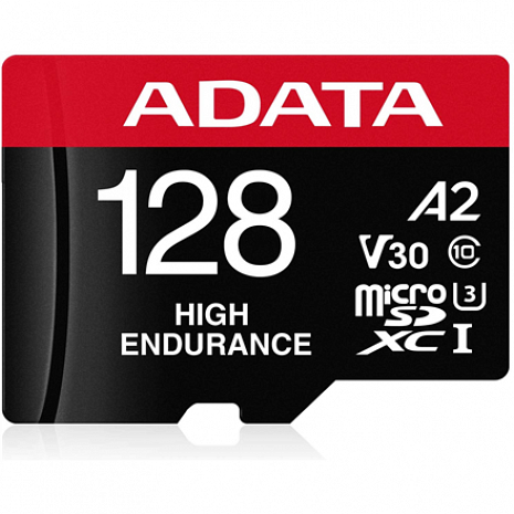 Карта памяти ADATA AUSDX128GUI3V30SHA2-RA1 Memory Card 128 GB, MicroSDXC, Flash memory class 10, Adapter, 80 MB/s, 100 MB/s AUSDX128GUI3V30SHA2-RA1