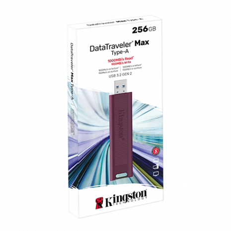 USB zibatmiņa Kingston USB 3.2 Flash Drive DataTraveler MAX 256 GB, USB 3.2 DTMAXA/256GB