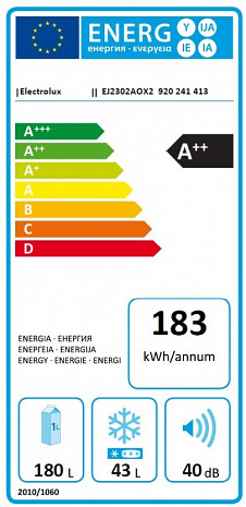 Ledusskapis  EJ2302AOX2