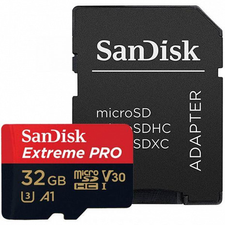 Atmiņas karte MEMORY MICRO SDHC 32GB UHS-I/W/A SDSQXCG-032G-GN6MA SANDISK SDSQXCG-032G-GN6MA