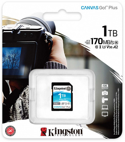 Карта памяти MEMORY SDXC 1TB UHS-I/SDG3/1TB KINGSTON SDG3/1TB