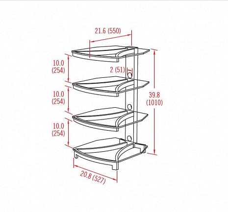 TV galds  G304-BL