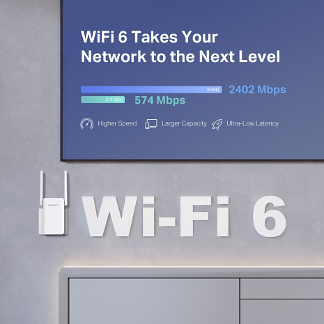 Wi-Fi Bezvadu tīkla pārklājuma paplašinātājs  ME80X