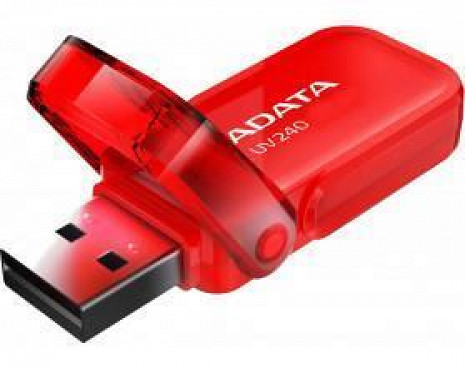 USB zibatmiņa MEMORY DRIVE FLASH USB2 32GB/RED AUV240-32G-RRD ADATA AUV240-32G-RRD