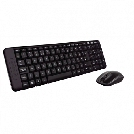 Klaviatūra MK220 Wireless Keyboard And Mouse, Keyboard layout EN/RU, Black 920-003169