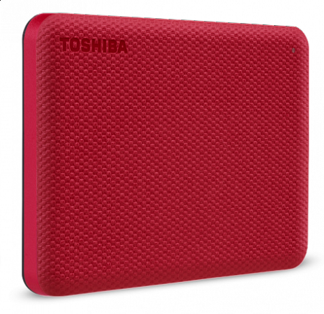 Cietais disks Toshiba Canvio Advance HDTCA20ER3AA 2000 GB, 2.5 ", USB 3.2 Gen1, Red HDTCA20ER3AA