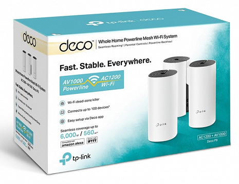 Mājas Wi-Fi tīkla sistēma (Mesh)  Deco P9(3-pack)