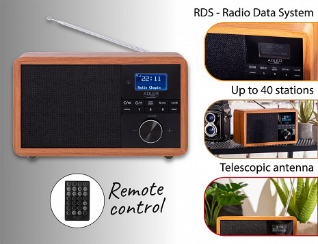 Radio ar bluetooth  AD 1184