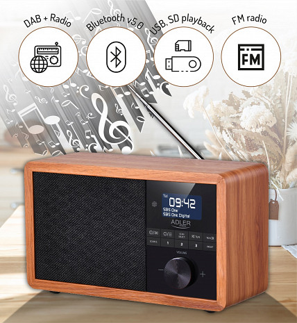 Radio ar bluetooth  AD 1184