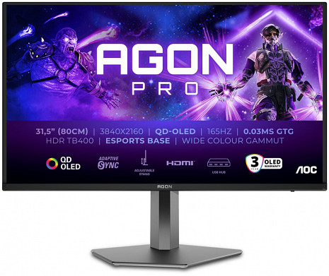 QD-OLED monitors AGON PRO AG326UD