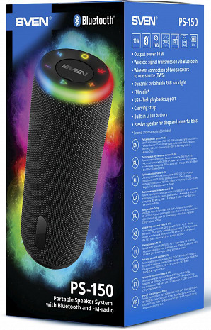 Portatīvais skaļrunis  PS-150 Black